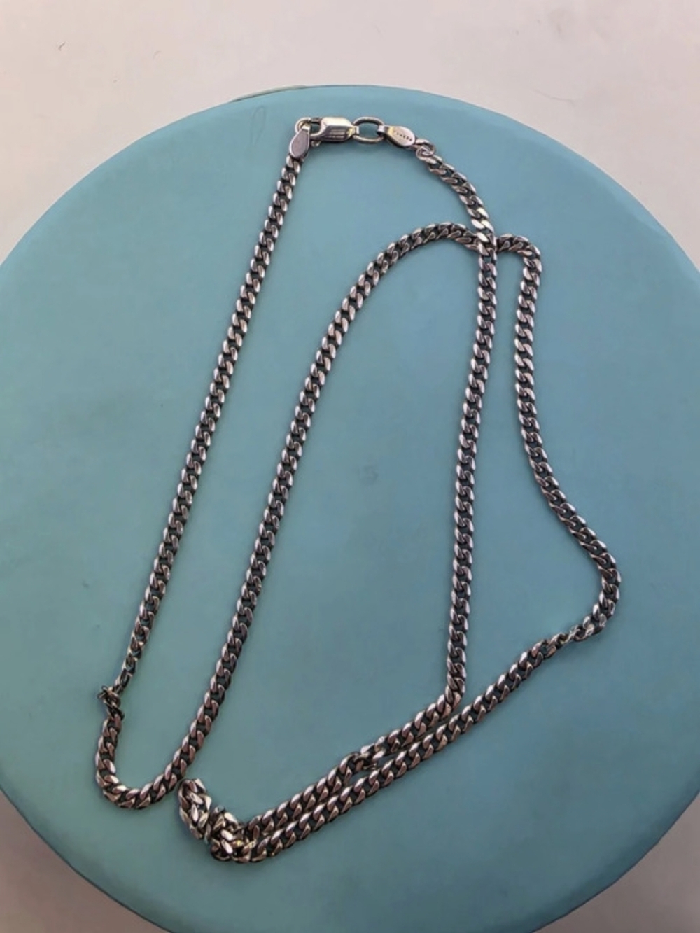 ✨ Solid 925 Sterling Silver Curb Link Chain Necklace 20"  ✨